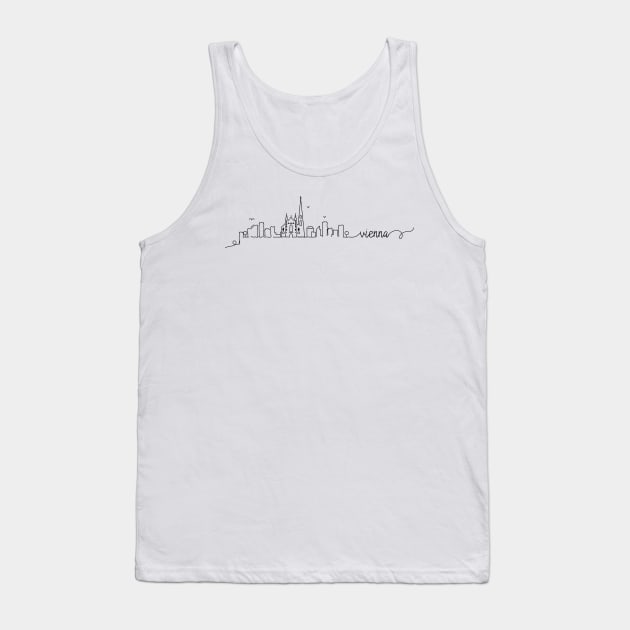 Vienna City Signature Tank Top by kursatunsal